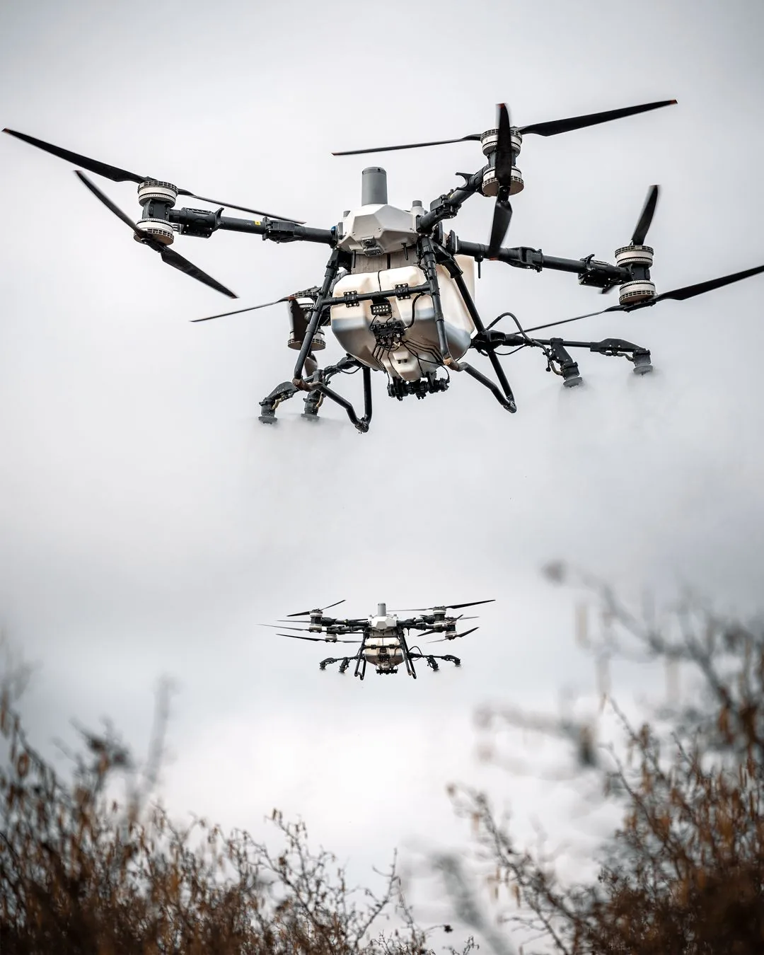 Validación de datos y operación de dron en terreno