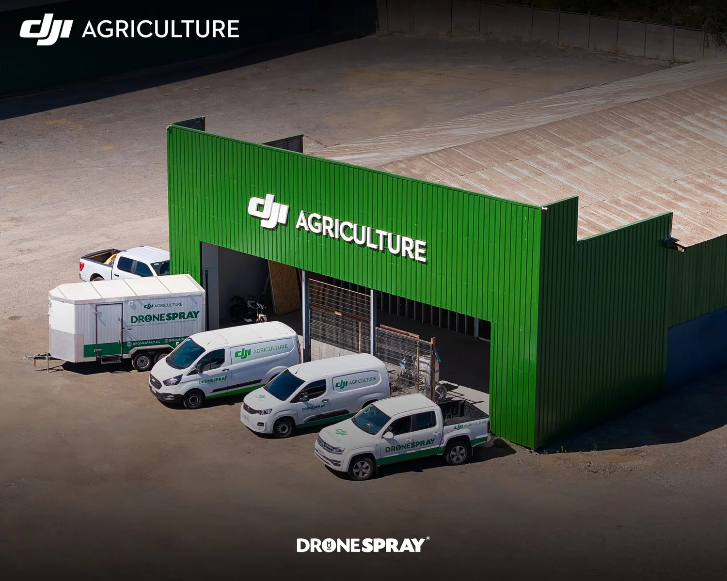 Dron Dronespray® en huerto