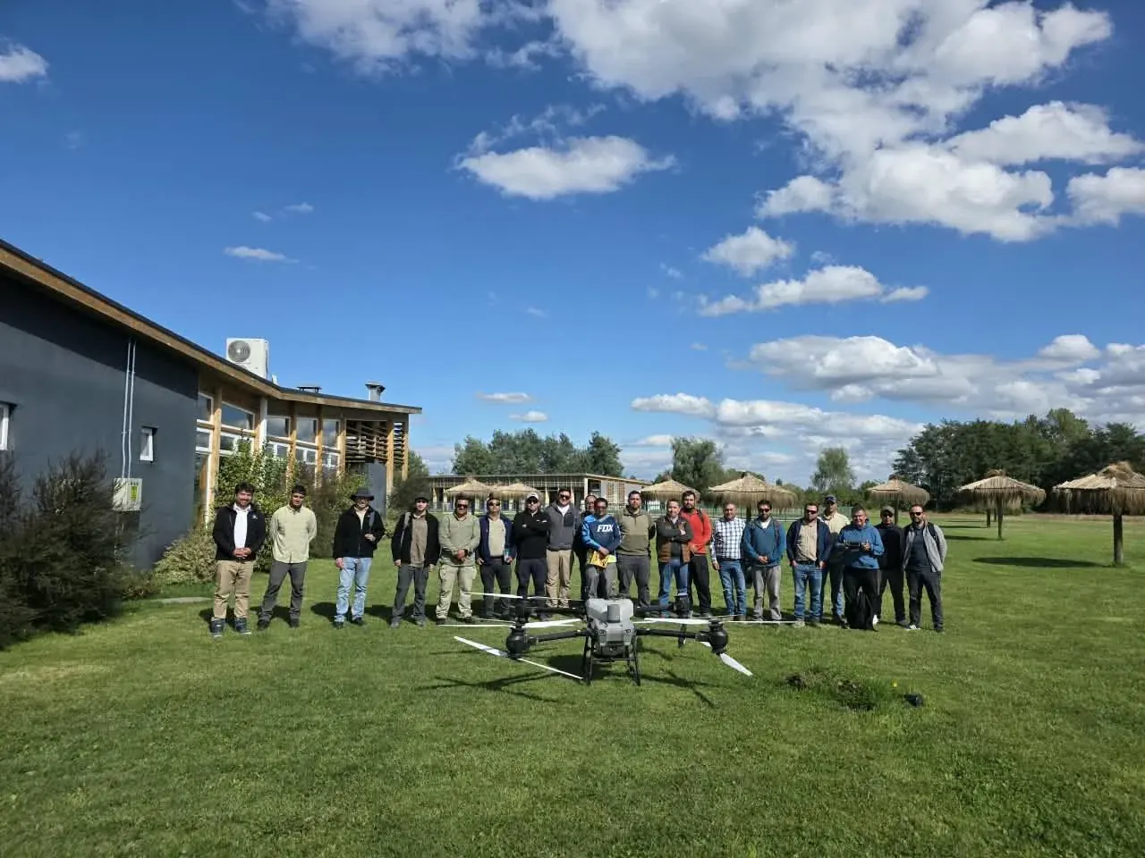 Convenio y ensayos forestales de Dronespray®