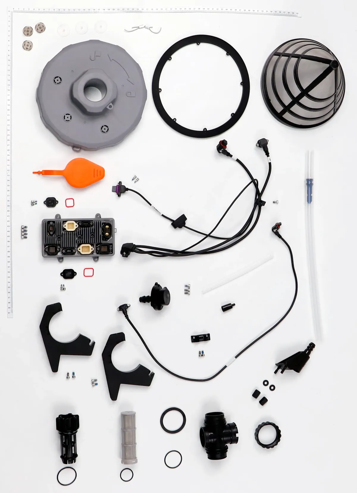Despiece Aspersión doble batería: Estanque DJI Agras T100