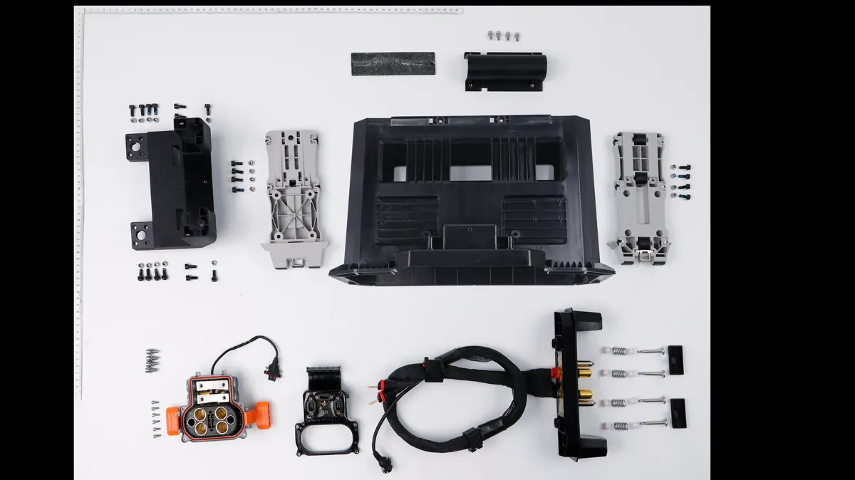 Despiece Lift doble batería: Compartimento de baterías DJI Agras T100