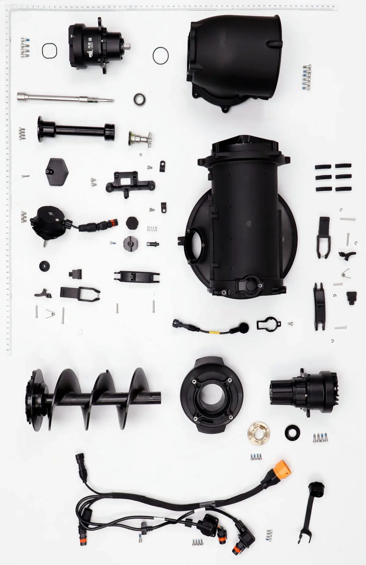 Despiece Sistema de esparcido: Cuerpo del esparcidor (1) DJI Agras T25P